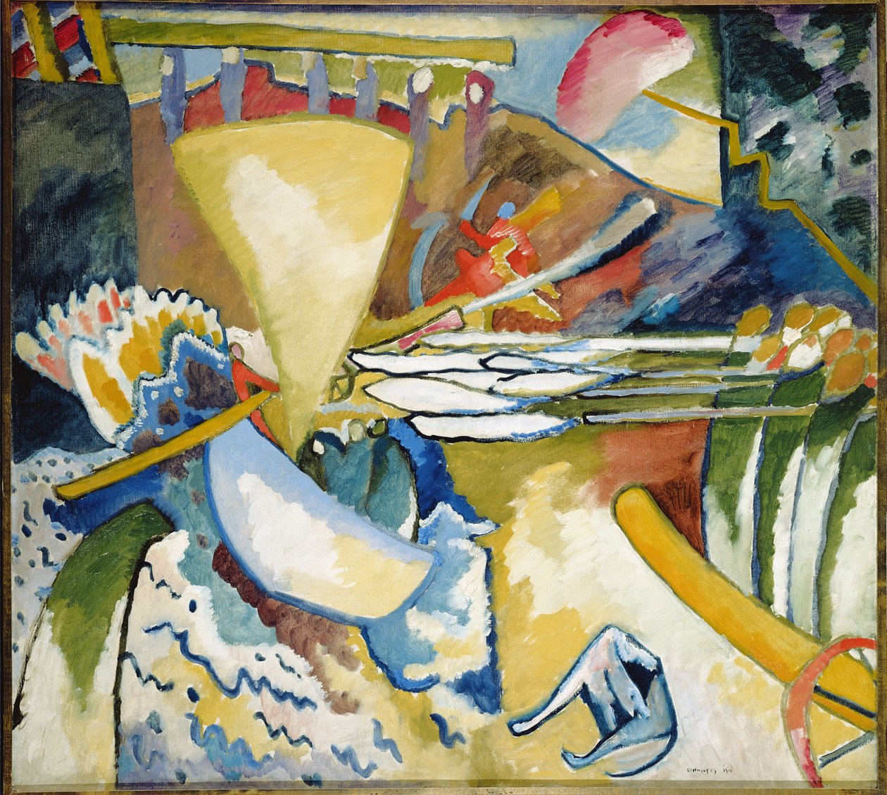 Doğaçlama, 1910 by Wassily Kandinsky