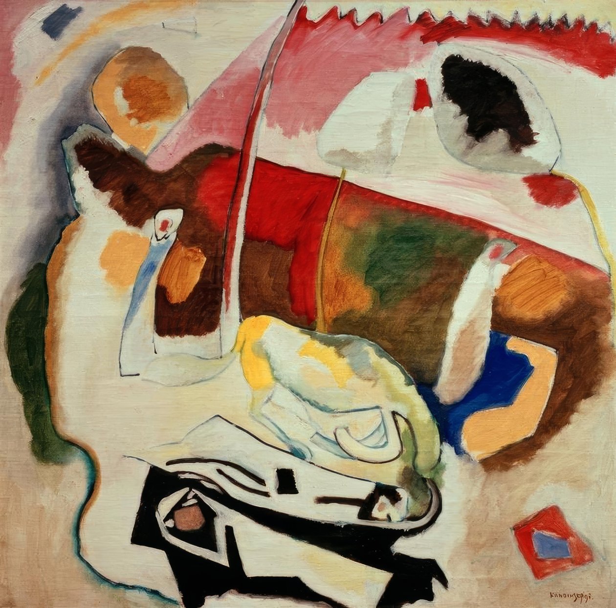 doğaçlama 21 by Wassily Kandinsky