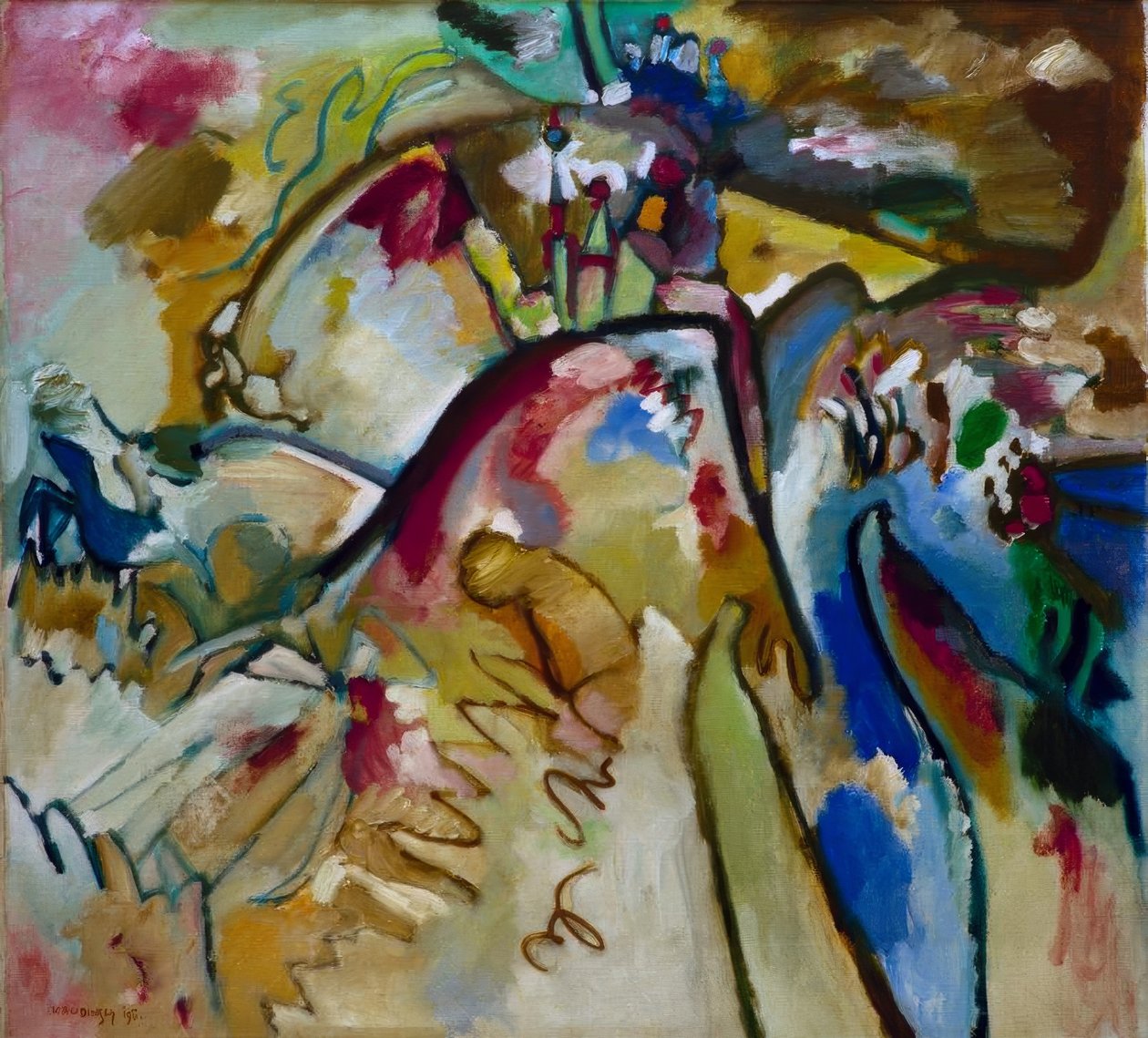 doğaçlama 21a by Wassily Kandinsky