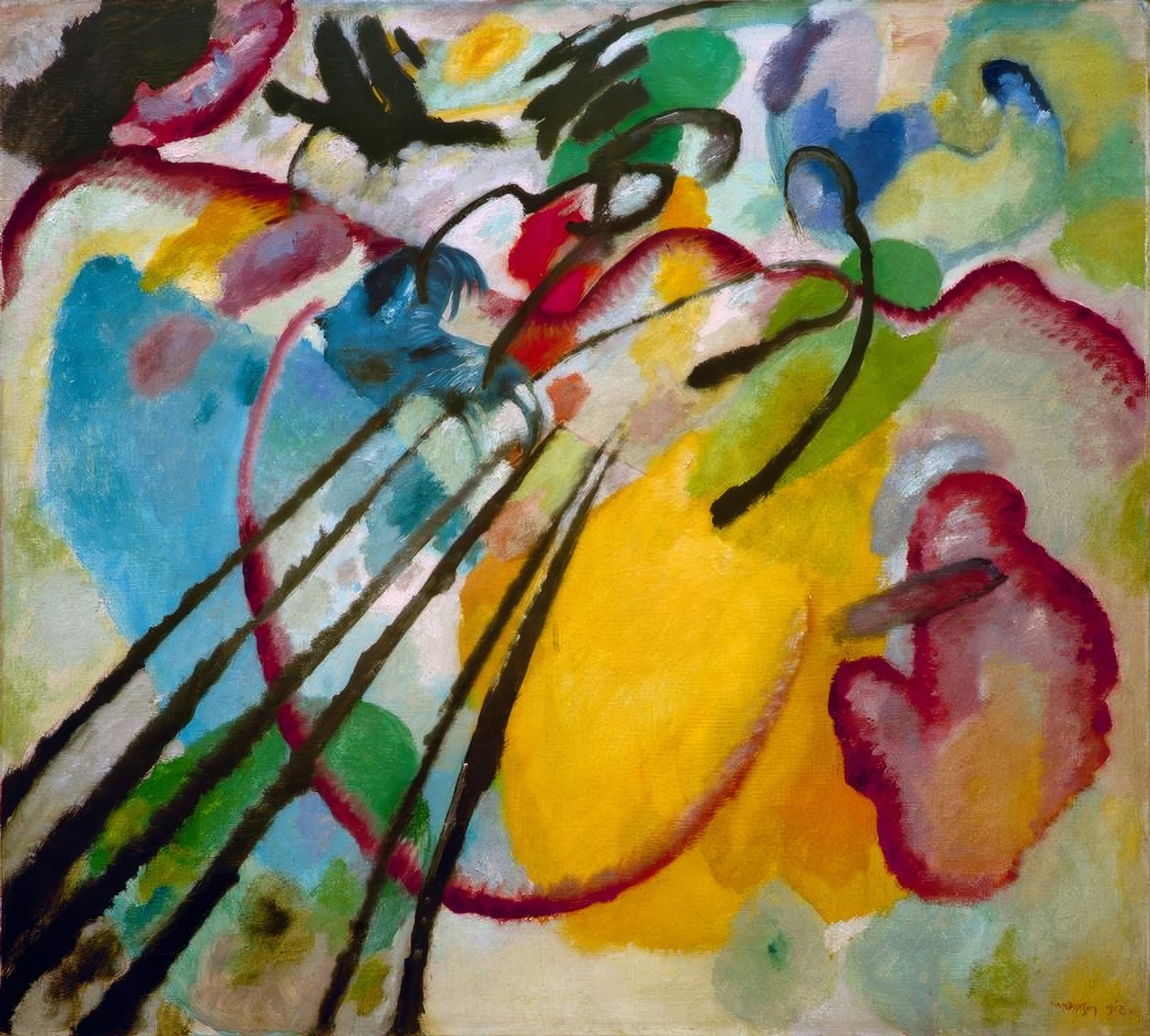 Doğaçlama 26 (kürek çekme) by Wassily Kandinsky