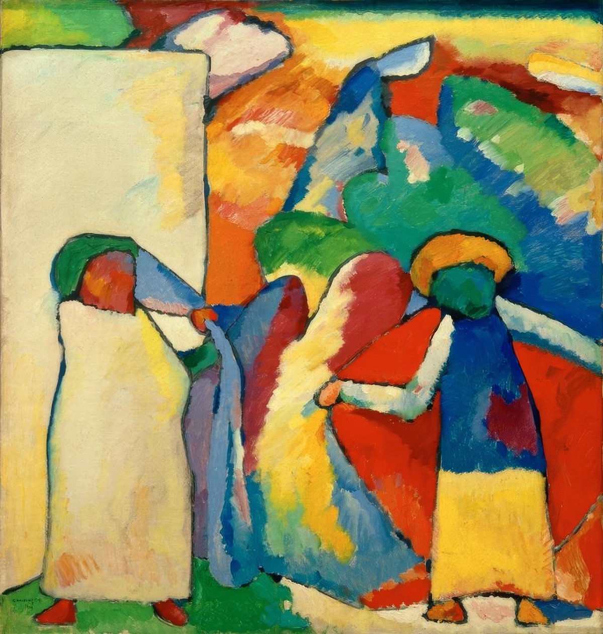 Doğaçlama 6 (Afrika) by Wassily Kandinsky