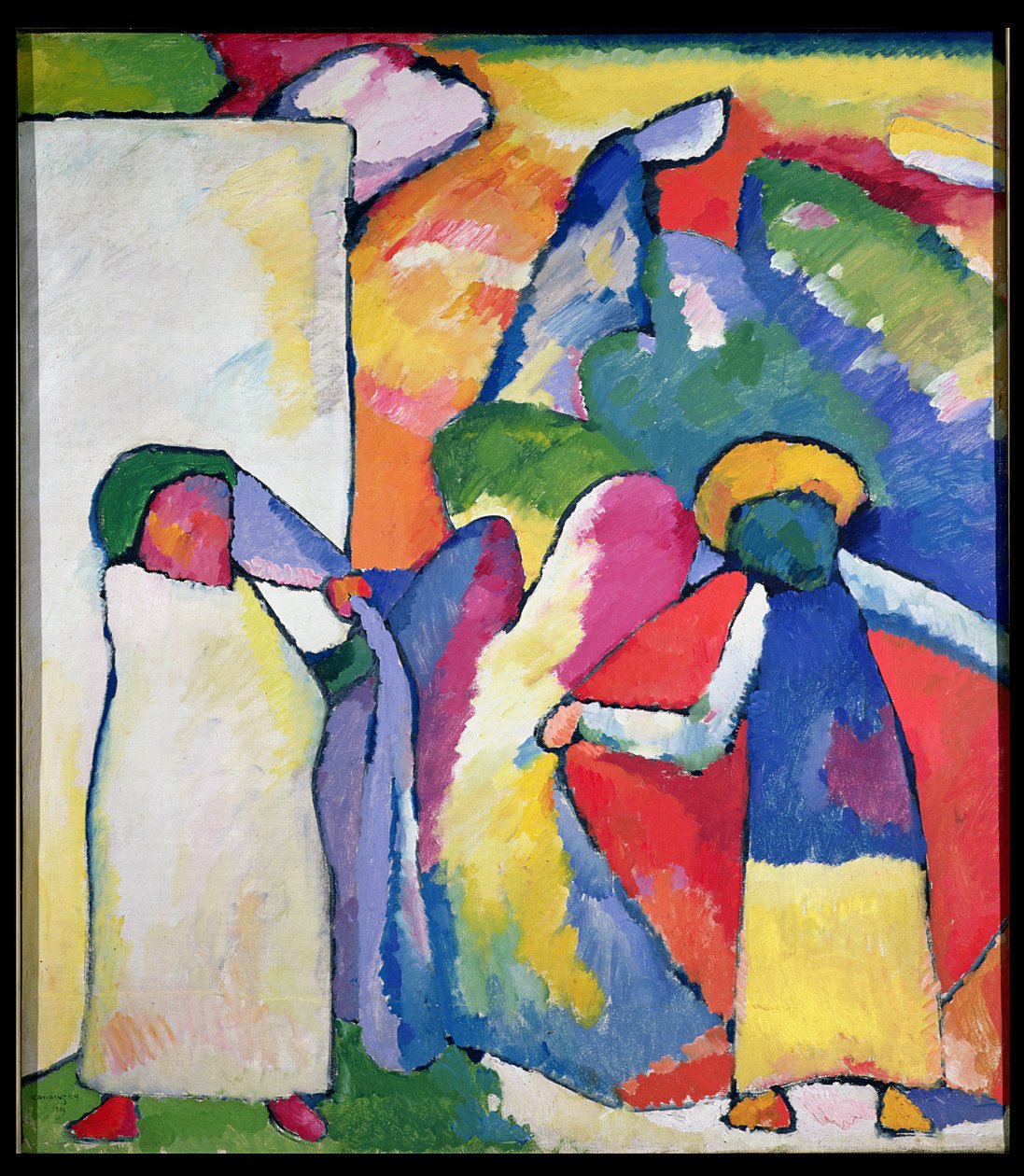 Doğaçlama No. 6 (Afrikalılar) 1909 by Wassily Kandinsky