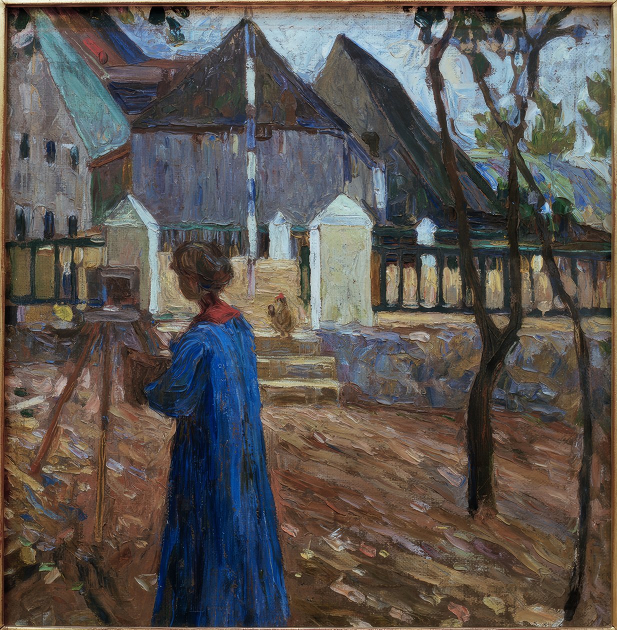 Kallmünz - Gabriele Münter tablosu II by Wassily Kandinsky