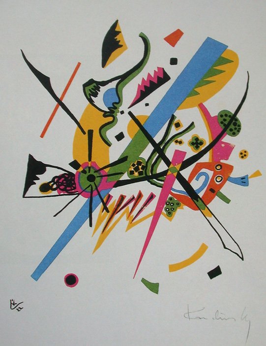 Küçük dünyalar by Wassily Kandinsky