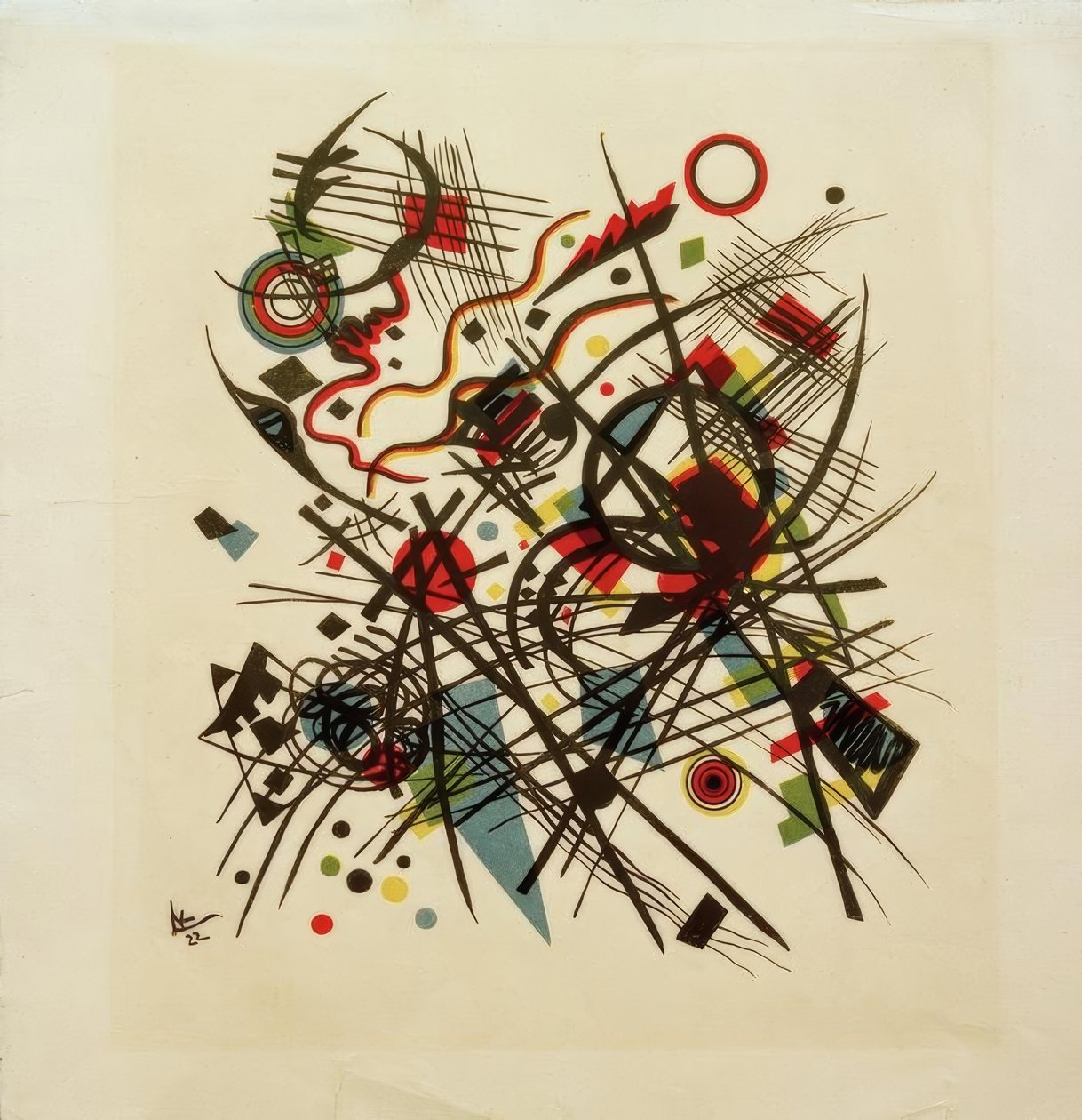 kompozisyon by Wassily Kandinsky