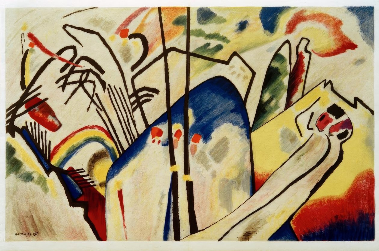 Kompozisyon IV by Wassily Kandinsky