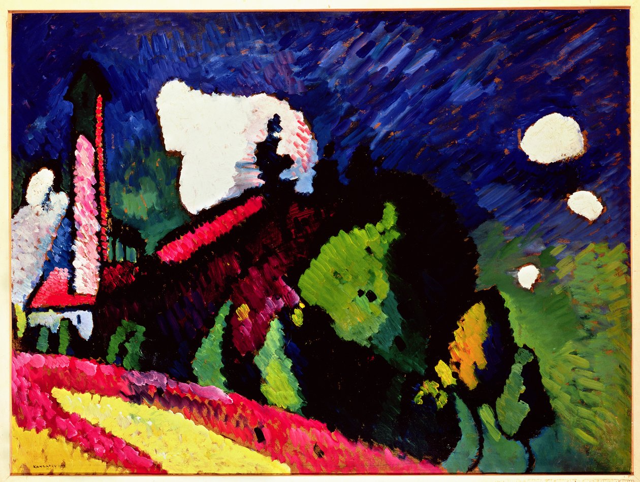 Çanlı Manzara, 1909 by Wassily Kandinsky