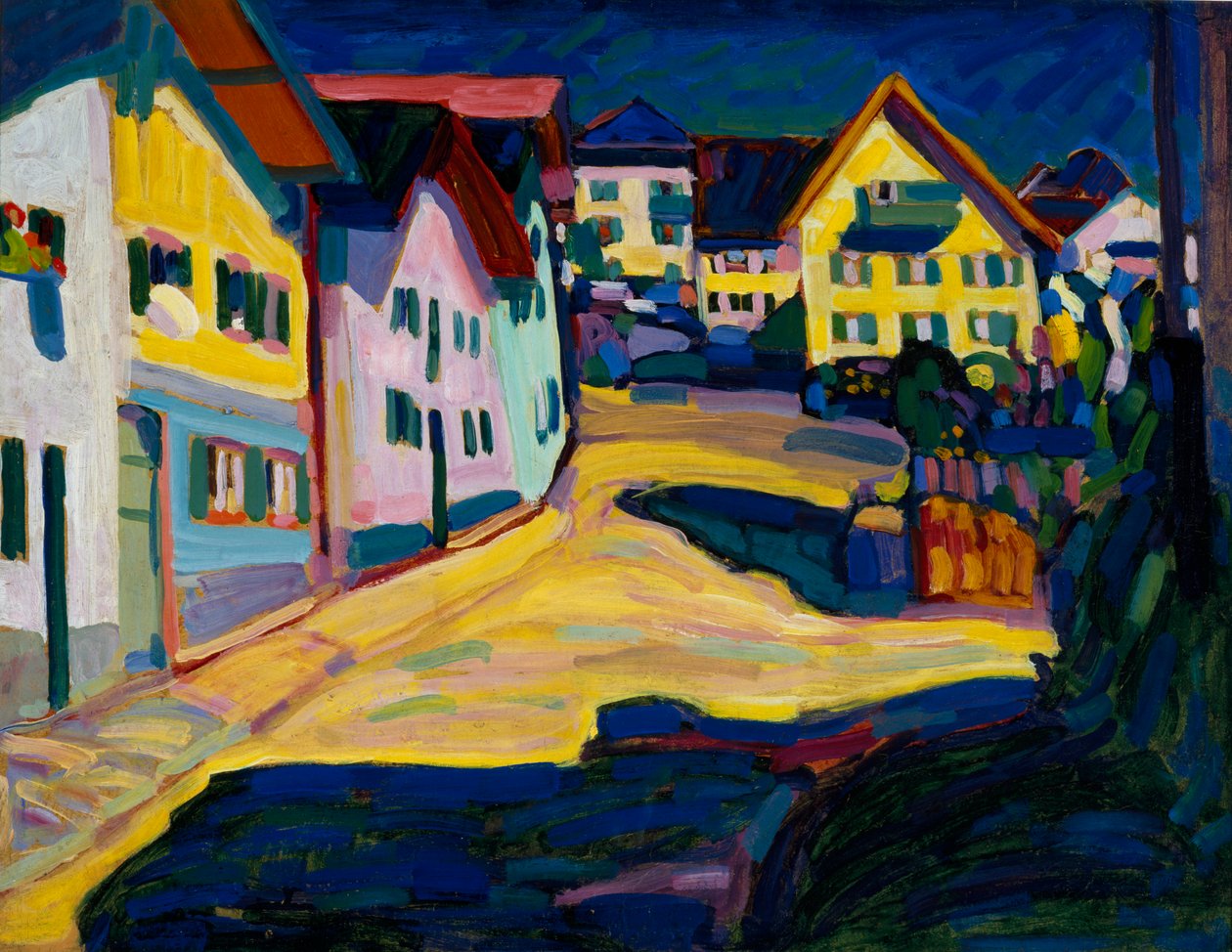 Murnau, Burggrabenstraße by Wassily Kandinsky