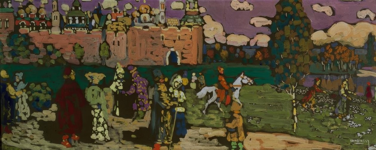 Rus sahnesi by Wassily Kandinsky