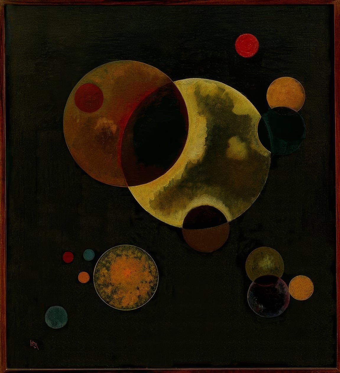 Ağır daireler by Wassily Kandinsky
