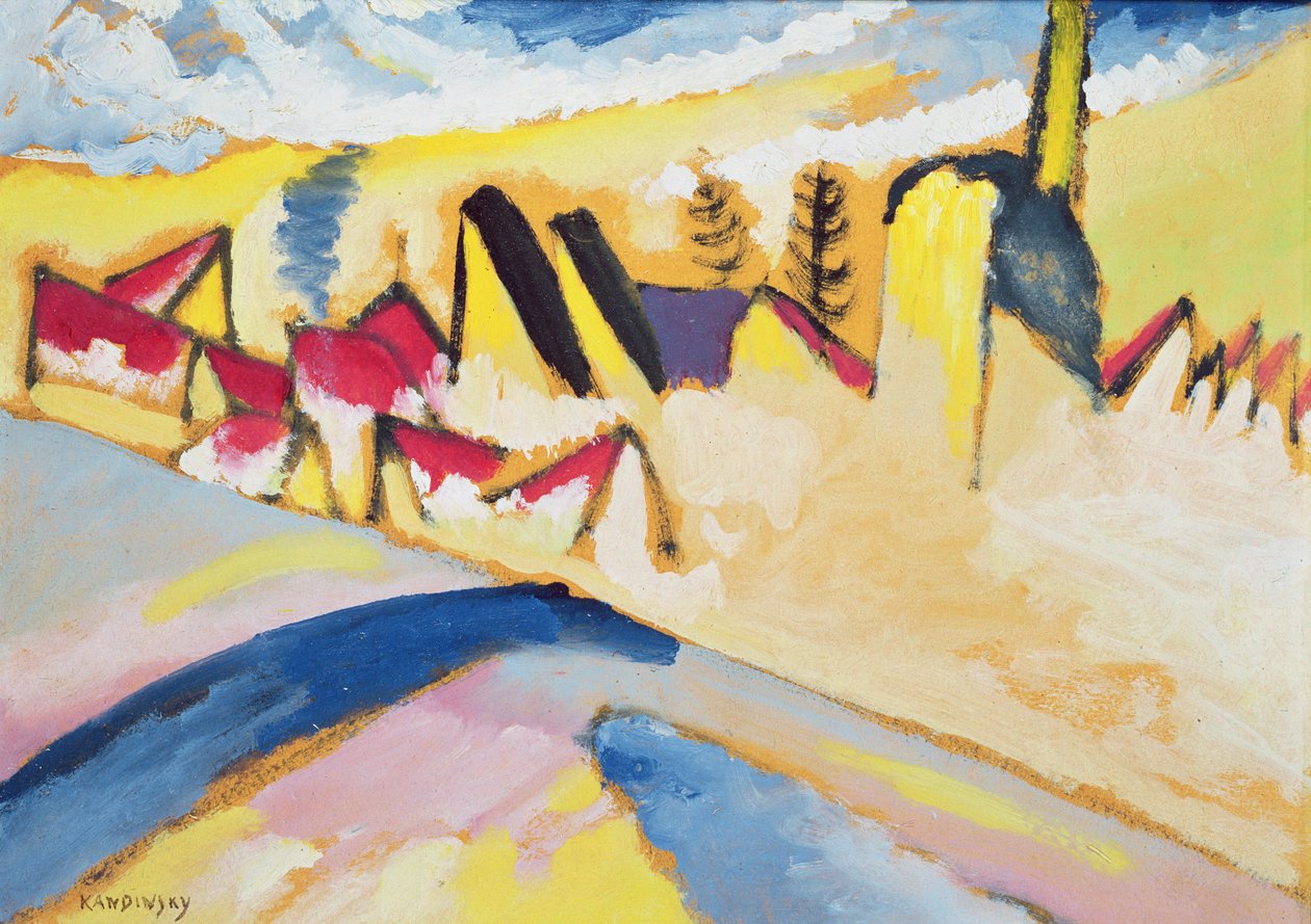 Study in Winter No. 2, c.1910  by Wassily Kandinsky