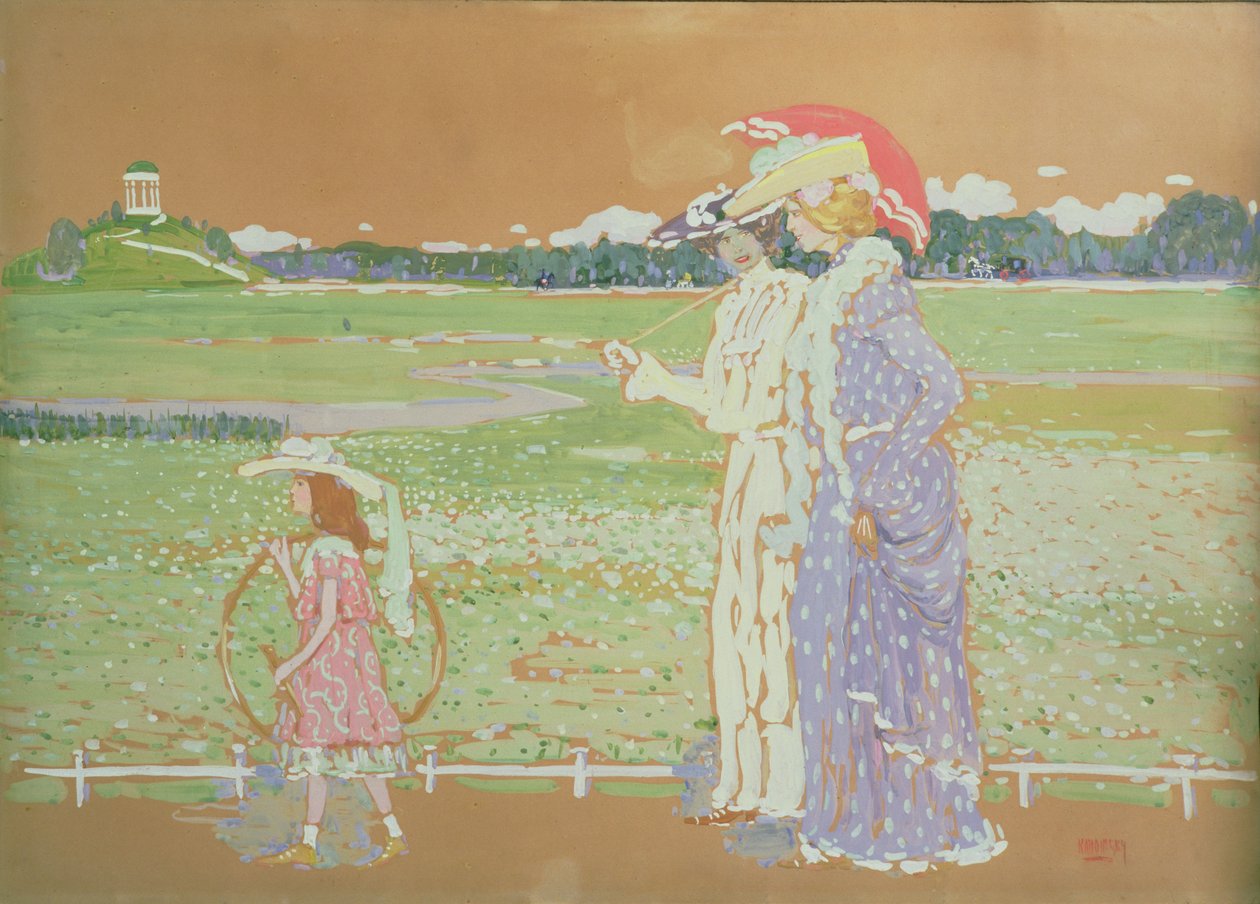 Yürüyüş, 1903 by Wassily Kandinsky