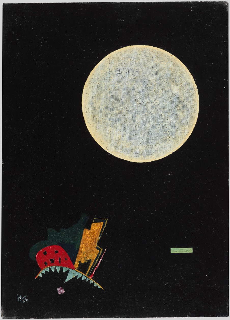 Bir daire A, 1928. by Wassily Kandinsky
