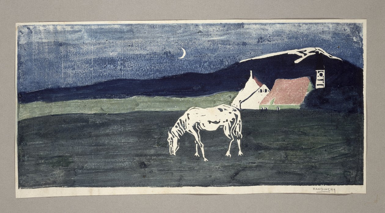 Alacakaranlık Alacakaranlık, 1904. by Wassily Kandinsky