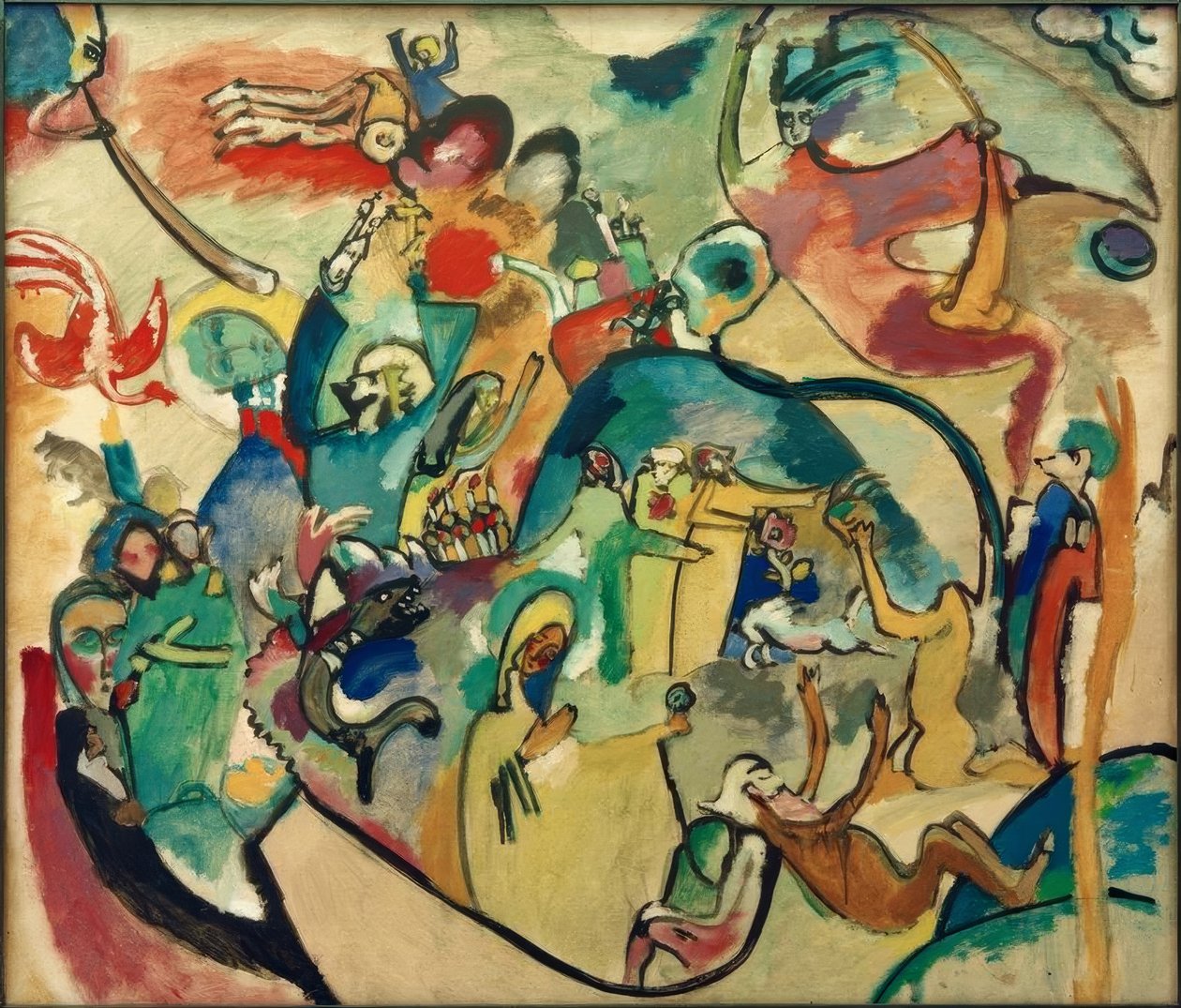 Tüm Azizler Günü II by Wassily Kandinsky