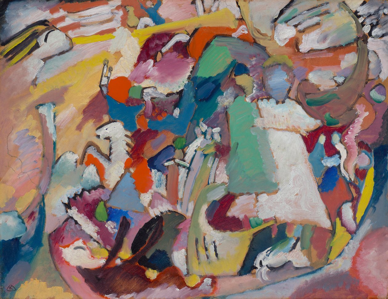 Tüm Azizler Günü I by Wassily Kandinsky
