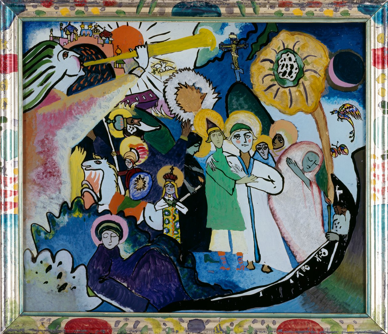 Tüm Azizler Günü I by Wassily Kandinsky