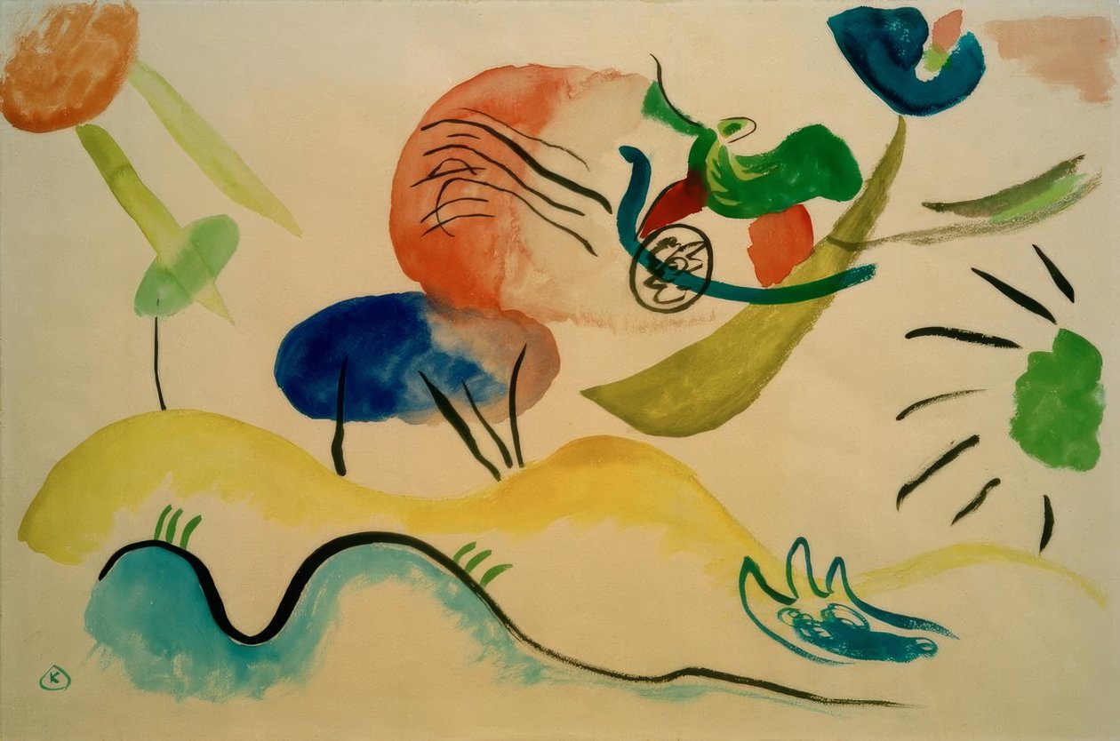 Suluboya numarası 2 by Wassily Kandinsky