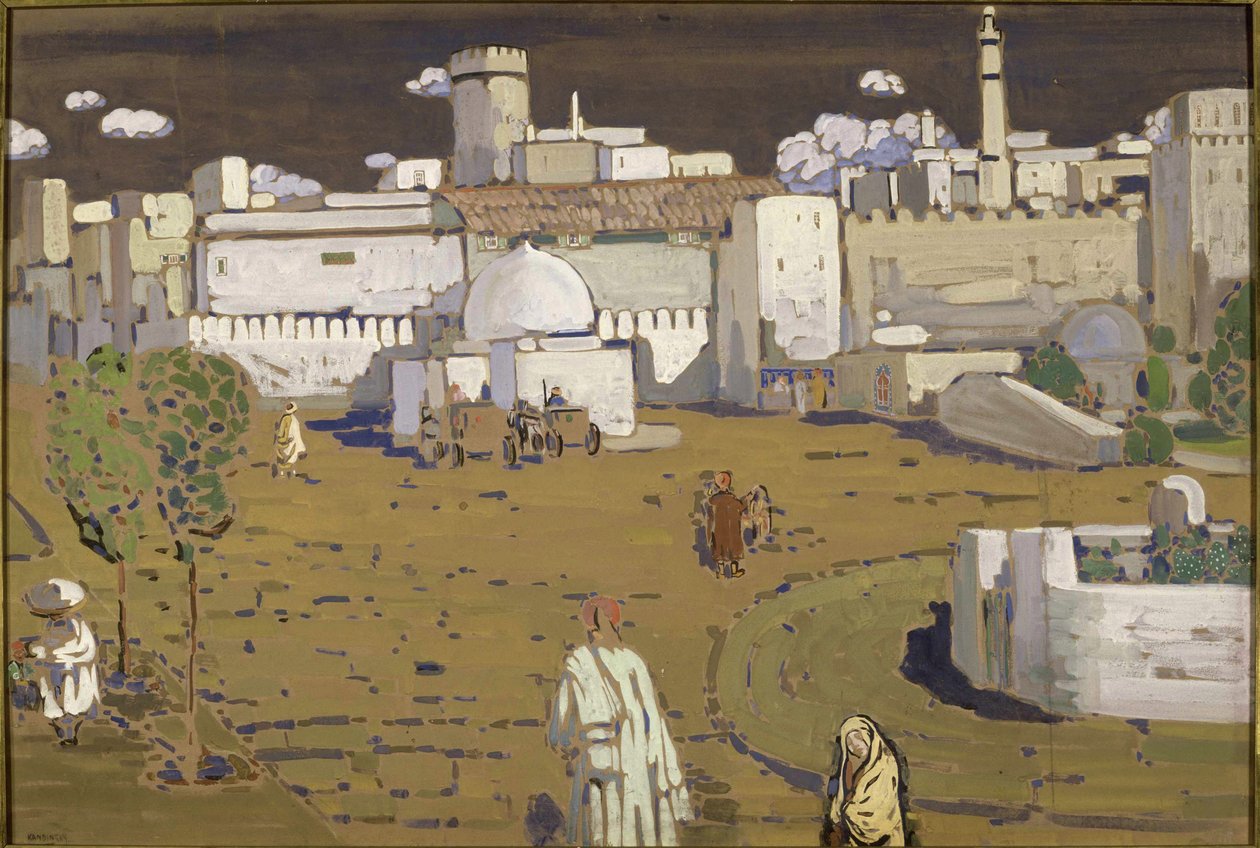 Arap Şehri, 1905. by Wassily Kandinsky