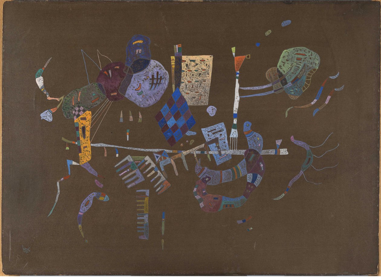 Hattın Çevresi, 1943. by Wassily Kandinsky