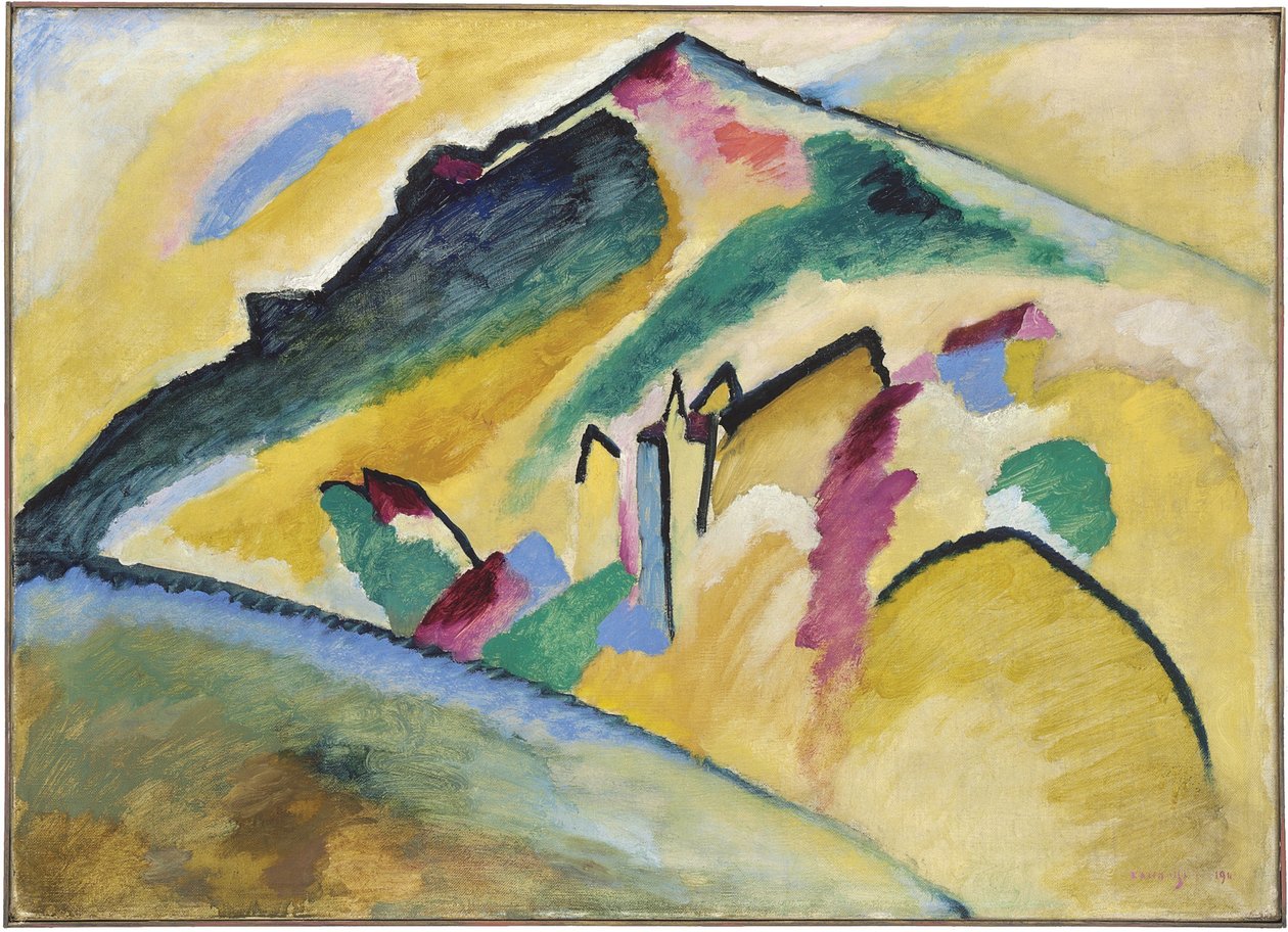 sonbahar manzarası by Wassily Kandinsky