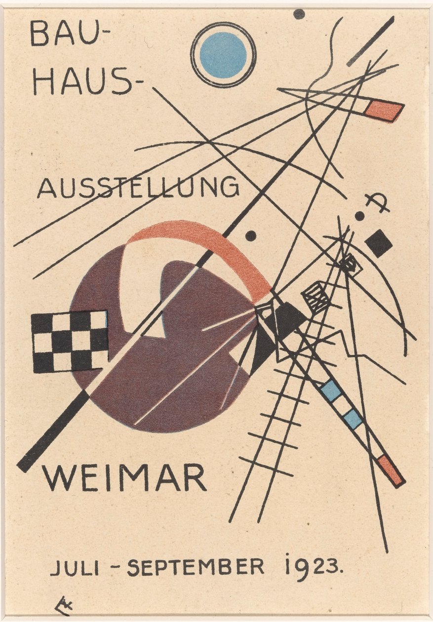 Bauhaus sergisi, 1923. by Wassily Kandinsky