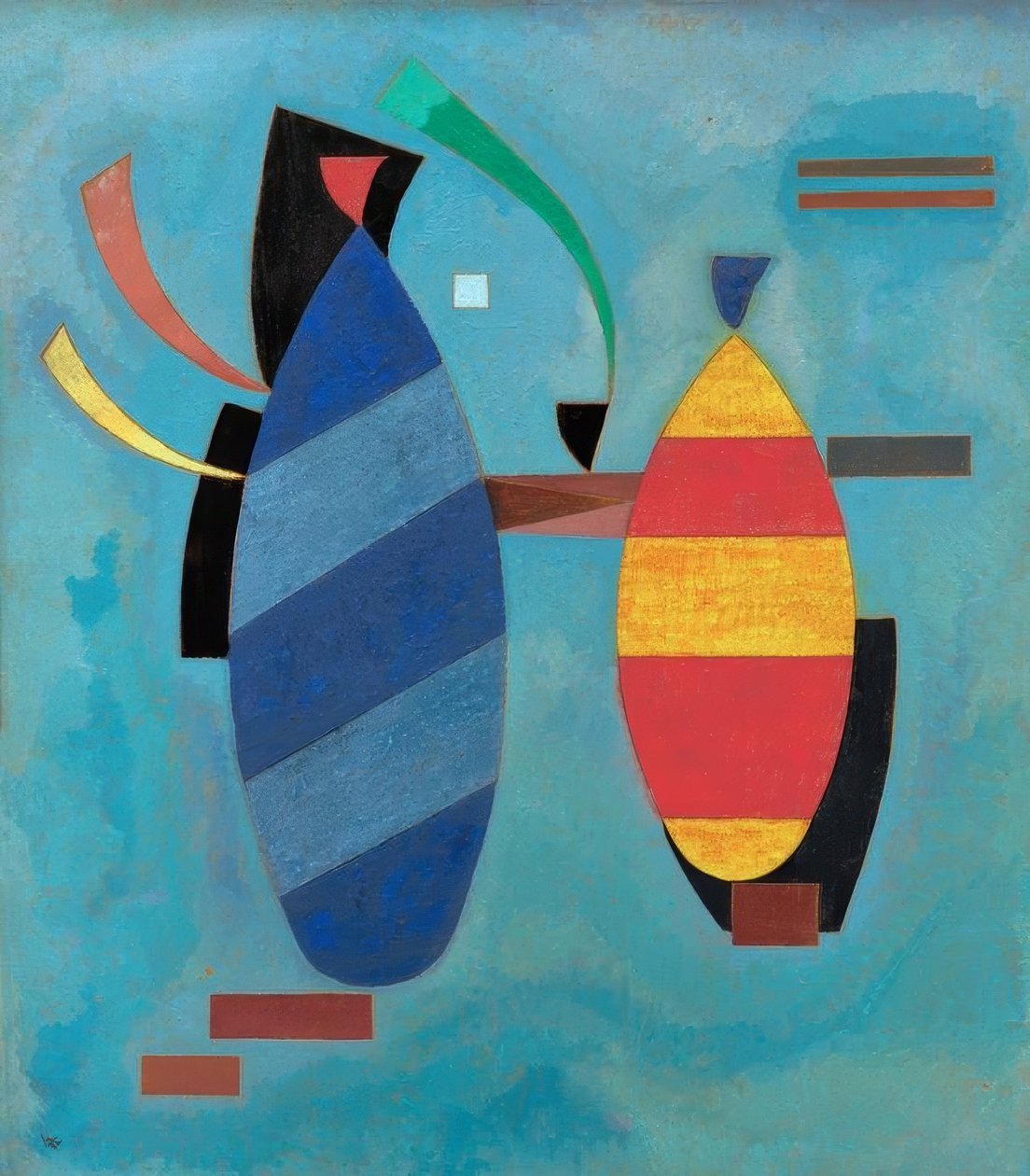 hem çizgili by Wassily Kandinsky