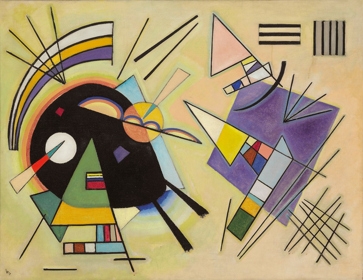 siyah ve menekşe; Siyah ve Menekşe by Wassily Kandinsky