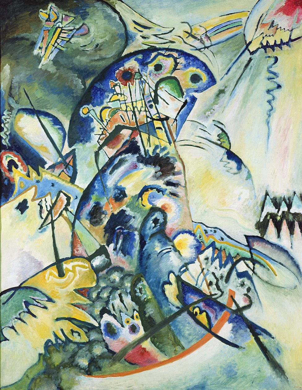 Mavi Tarak, 1917 by Wassily Kandinsky