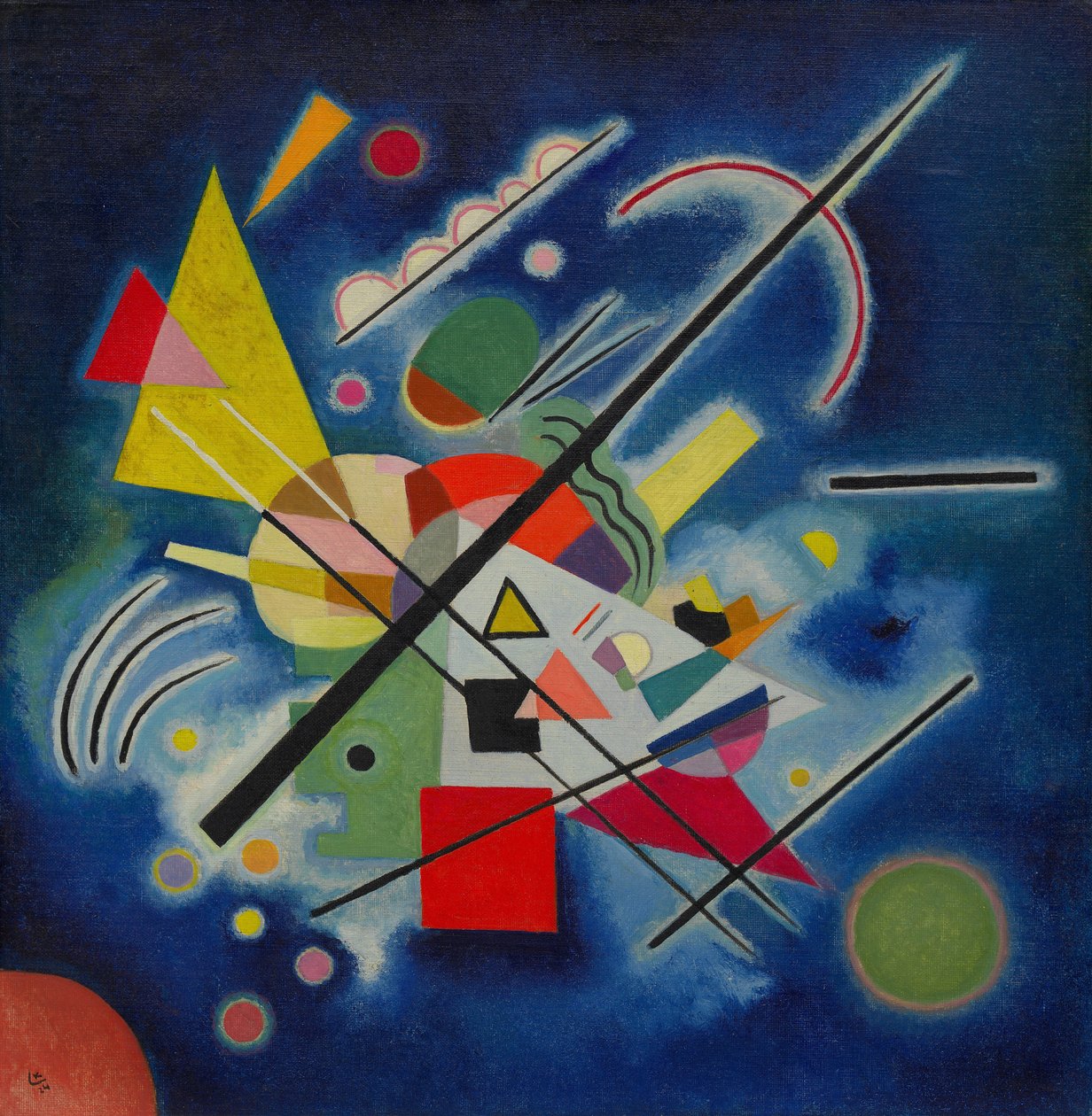 mavi boyama by Wassily Kandinsky