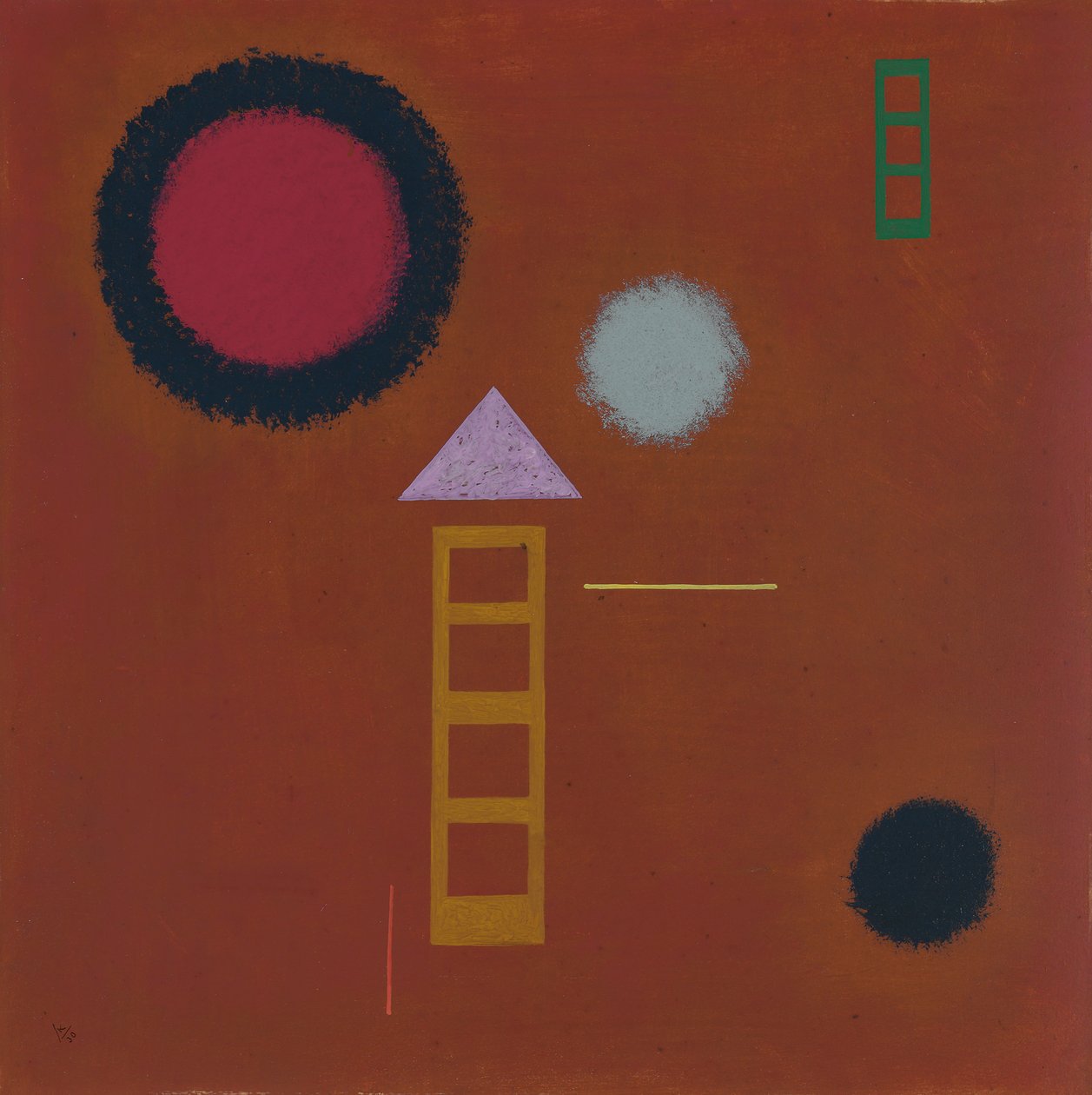 sakinlik; Sakinleşti by Wassily Kandinsky