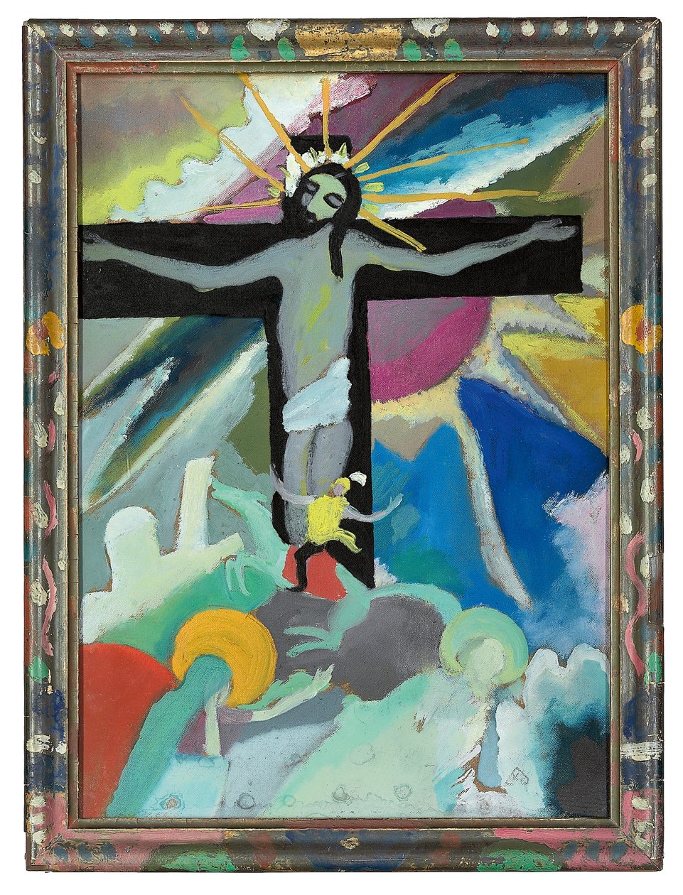 Çarmıha gerilmiş İsa; çarmıha gerilmiş İsa by Wassily Kandinsky