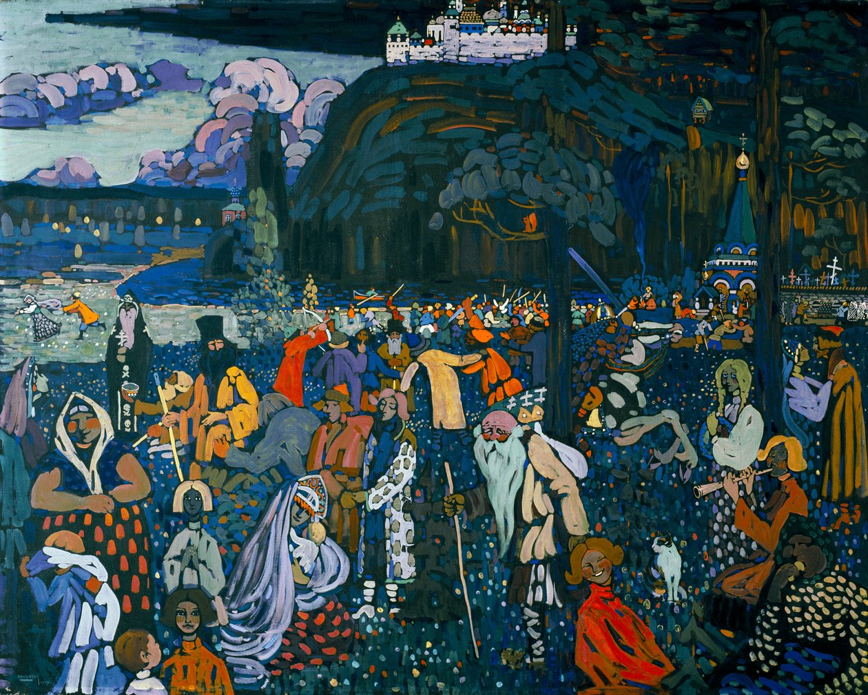 renkli hayat by Wassily Kandinsky