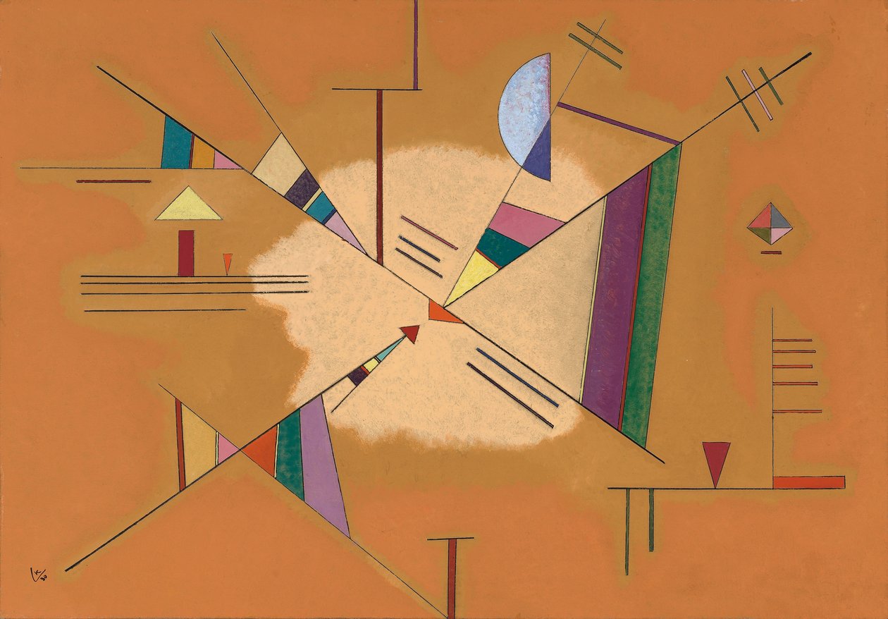 Diyagonal by Wassily Kandinsky