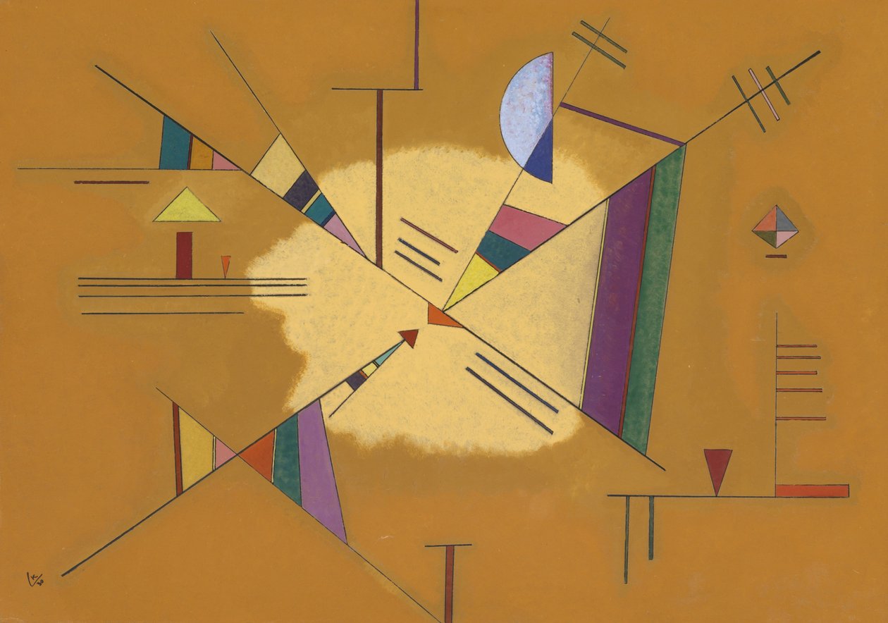 köşegen, 1930 by Wassily Kandinsky