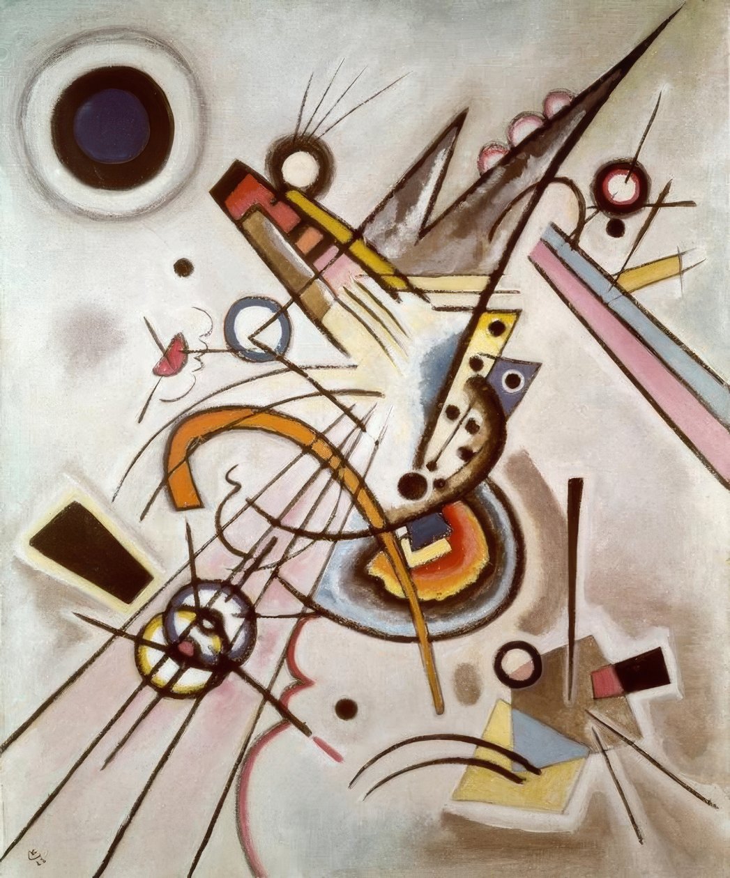 Diyagonal by Wassily Kandinsky