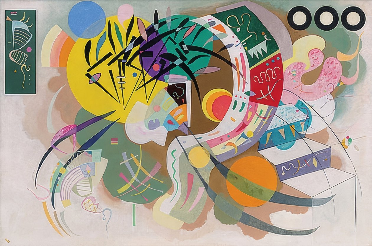 Baskın Kurve (Baskın eğri). 1936 by Wassily Kandinsky
