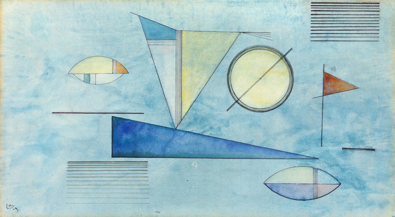 Dunst veya Gruner Dunst by Wassily Kandinsky