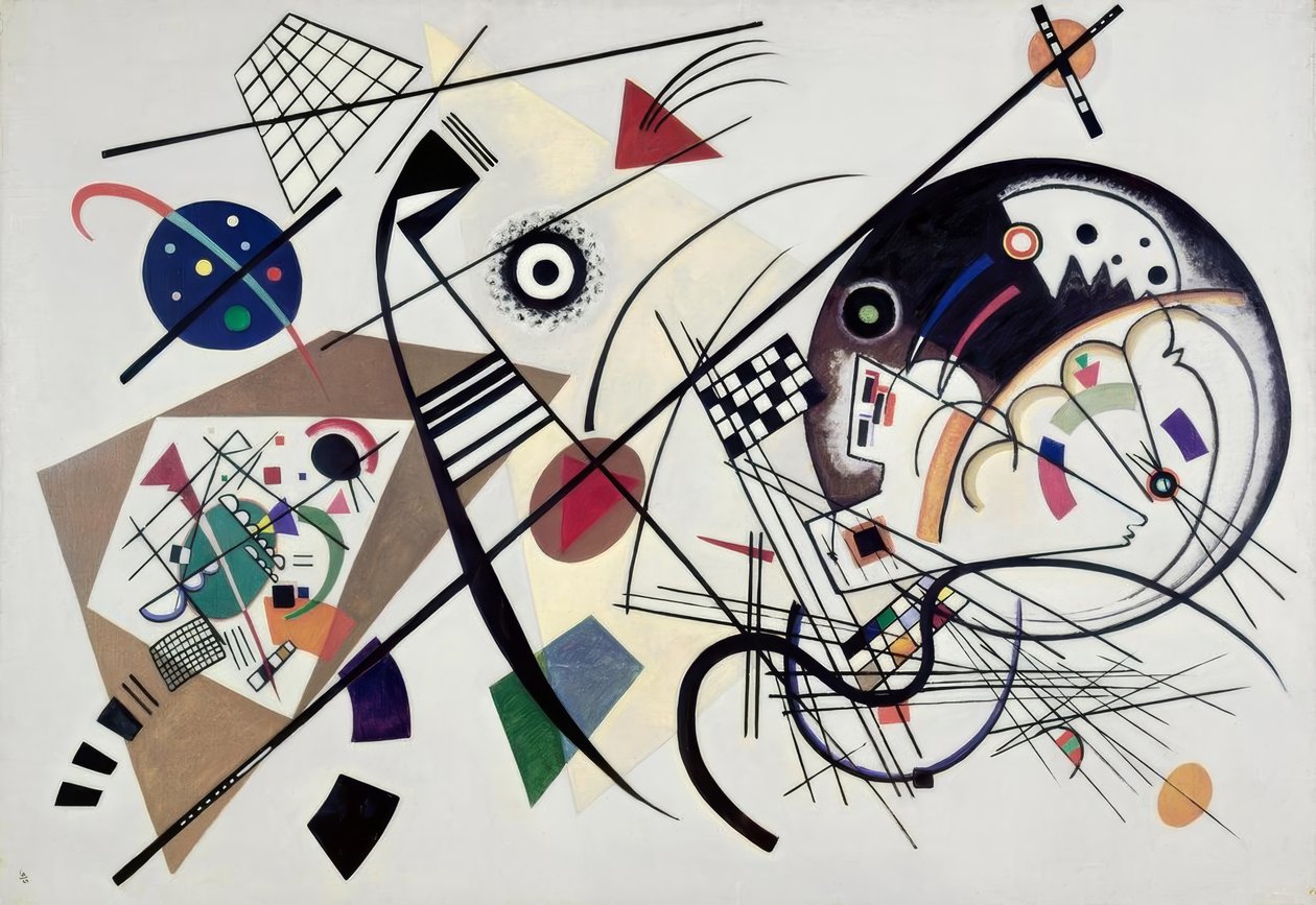 Düz çizgi by Wassily Kandinsky
