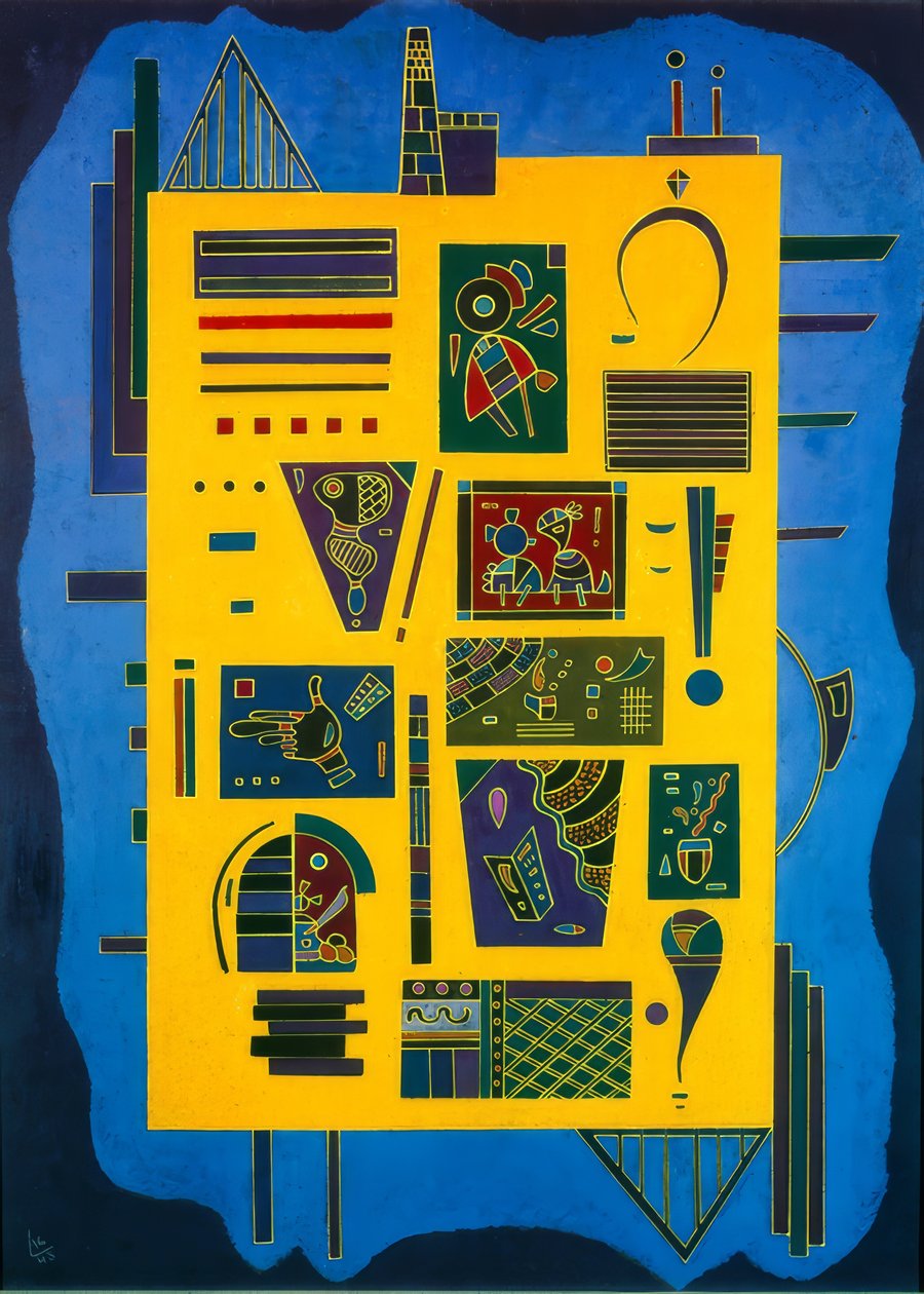bir holding by Wassily Kandinsky
