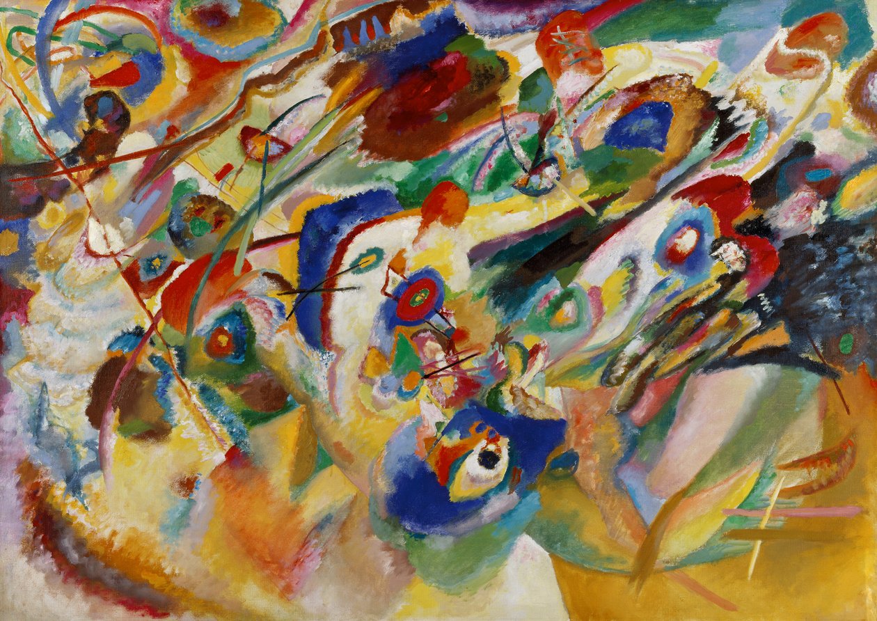 Kompozisyon VII için Taslak 2 by Wassily Kandinsky