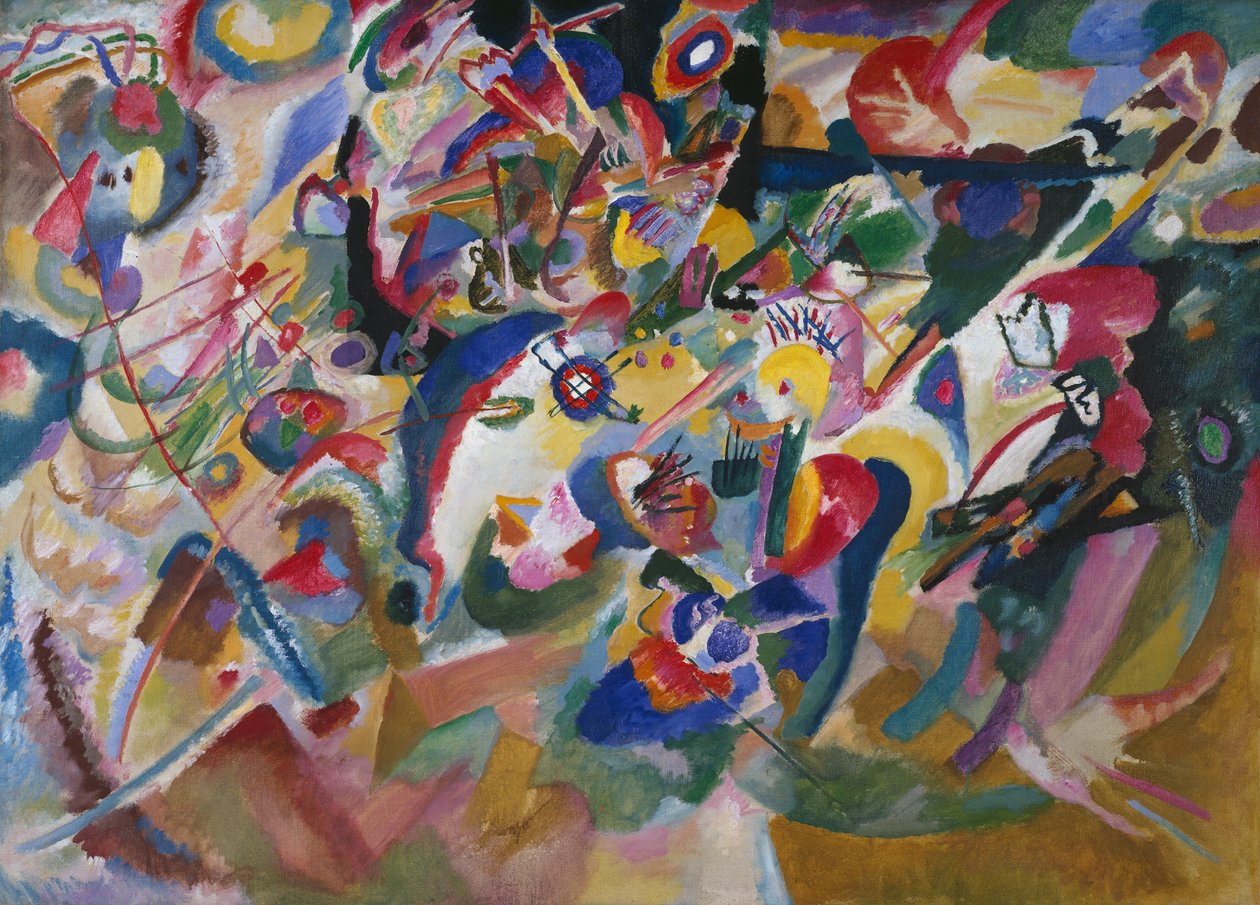 "Kompozisyon VII" için Taslak 3 by Wassily Kandinsky