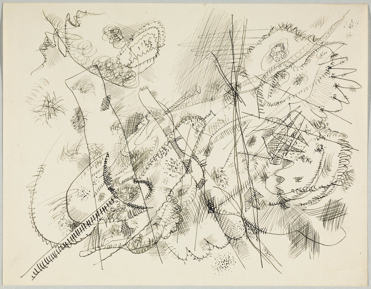 Gravür için Taslak by Wassily Kandinsky