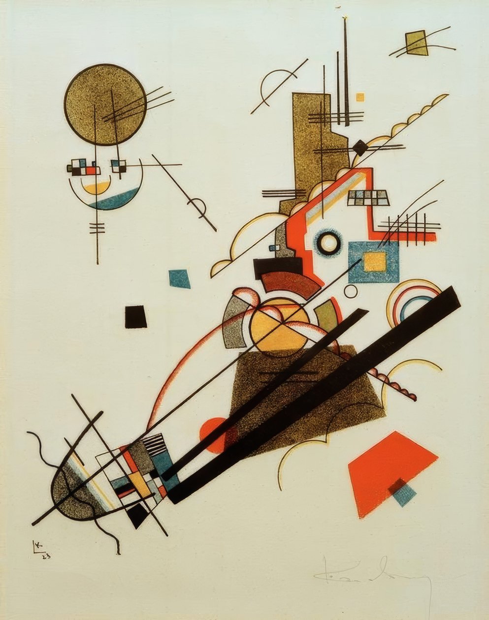Mutlu tırmanış by Wassily Kandinsky