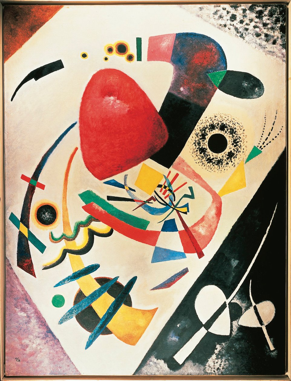 Almanya, Münih, Kırmızı Nokta by Wassily Kandinsky