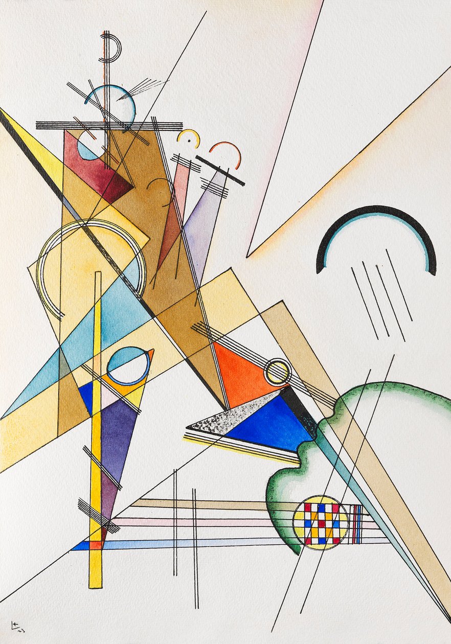 Doku, 1923. by Wassily Kandinsky