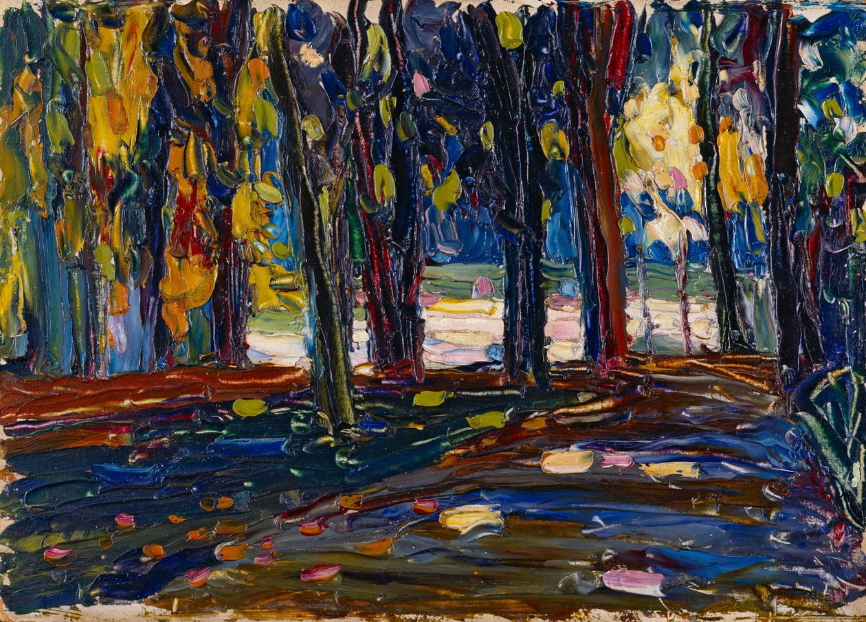 St. Cloud Parkında - Sonbahar II by Wassily Kandinsky
