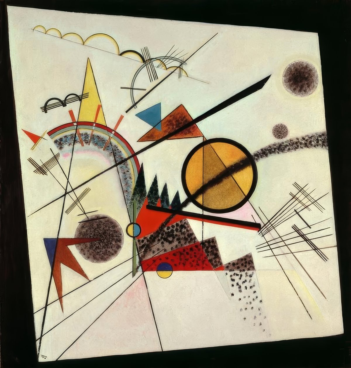 siyah karede by Wassily Kandinsky