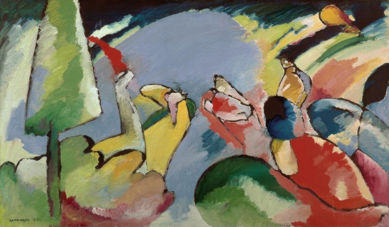 doğaçlama 14 by Wassily Kandinsky