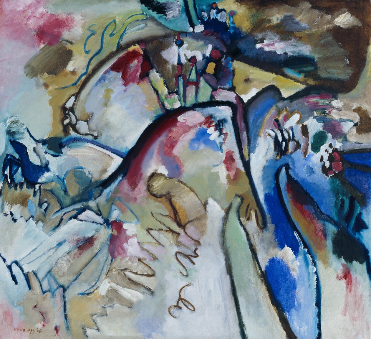 Doğaçlama 21 a by Wassily Kandinsky